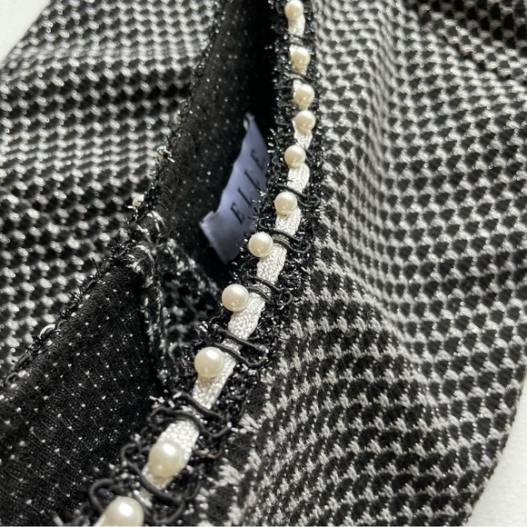 Women's ELLE Faux Pearl-Embellished Top - Picture 6 of 8